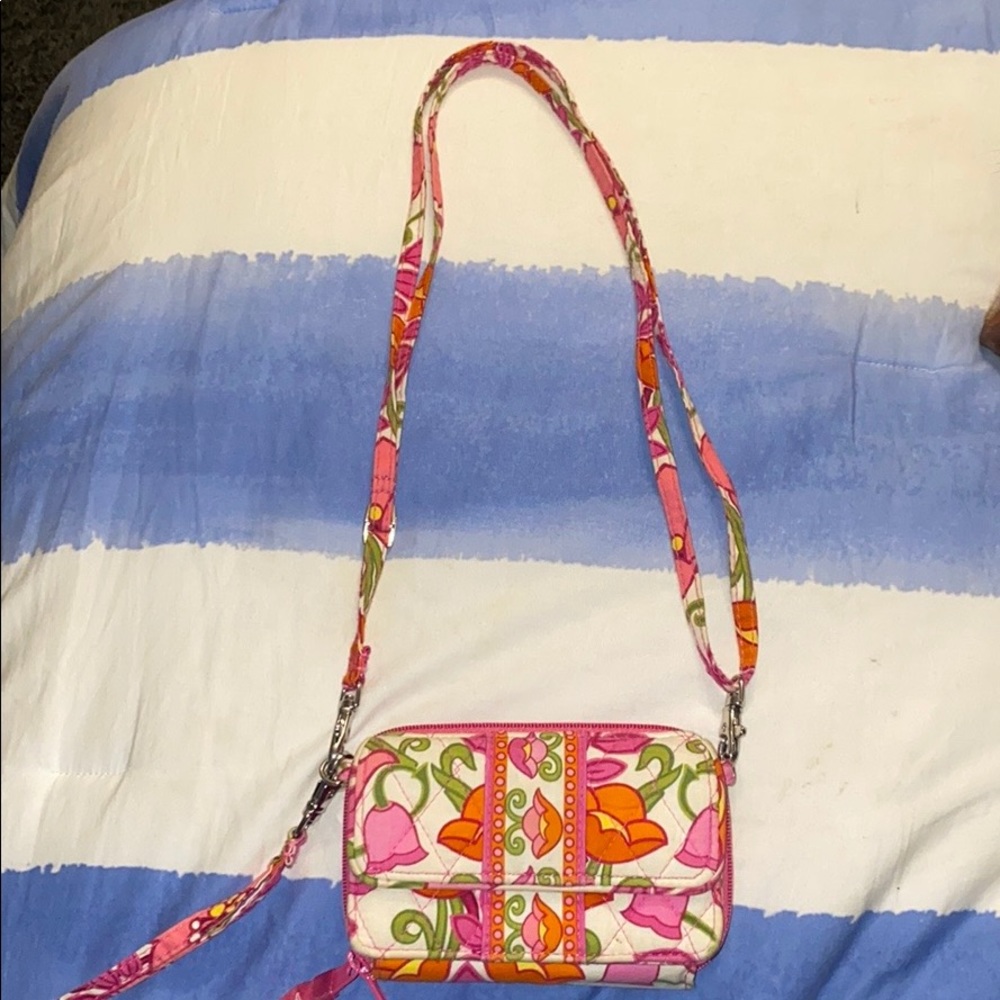 Vera Bradley cross body wallet